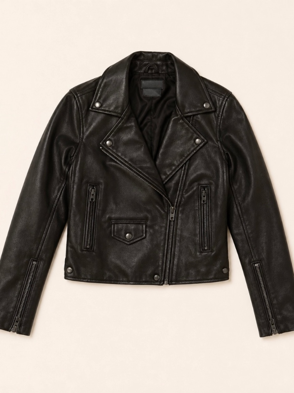 BlankNYC Faux Leather Moto Jacket XS